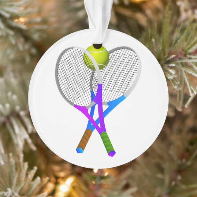 Balle de tennis et raquettes (Arbre)