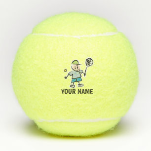 Balle de tennis jaune faite sur commande pour la