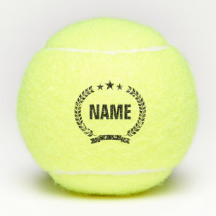Balle de tennis personnalisée avec logo de blason 