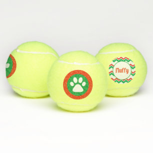 Balle de tennis personnalisée pour le chien