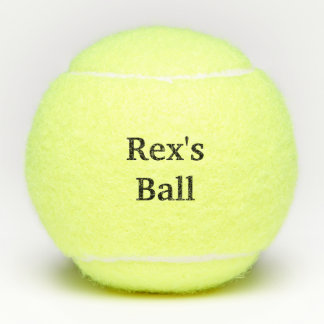 Balle de tennis personnalisée pour un bébé à fourr