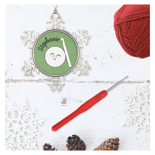Balle en fil de dessin & Crochet Hook + Nom Orneme