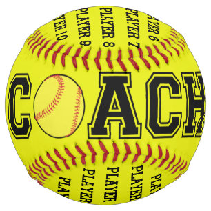 Balle entraîneur de softball personnalisée - saiso