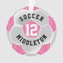 Balle Sport ⚽ de football rose et blanc