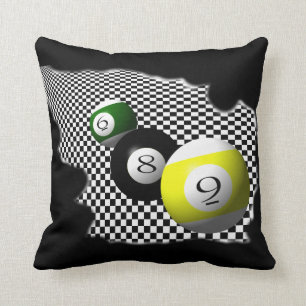Bällepsychobabble-Spritzen des Pool-3D Kissen