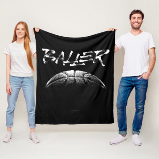 Baller (Basketball) Fleecedecke