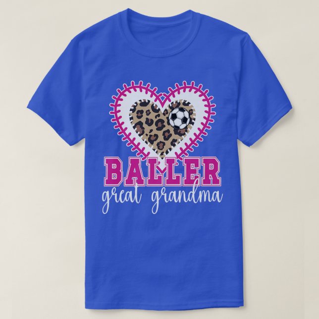 Baller Great Oma Soccer Great Oma  T-Shirt (Design vorne)