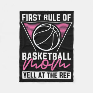 Baller Mother Hooping Bball - Hoops Player Basketb Fleecedecke