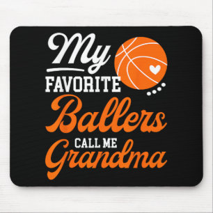 Baller nennen mich Basketball-Oma eines Basketball Mousepad