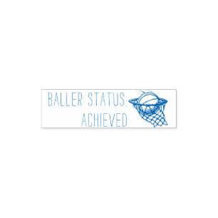 Baller Status erzielte Lehrer-Briefmarke Permastempel