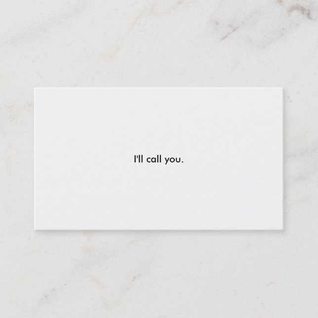 Baller Visitenkarten Visitenkarte (Vorderseite)