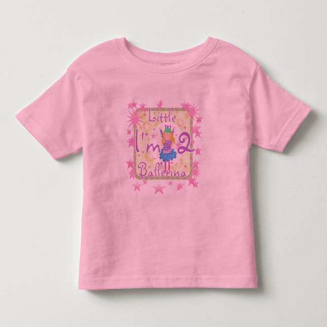 Ballerina 2e Anniversaire Tshirts et cadeaux (Devant)