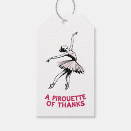 Ballerina A Pirouette von Dankbarkeit Ballet Gefal Geschenkanhänger