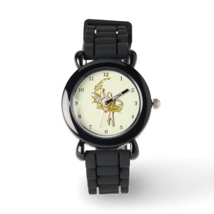 Ballerina Art Fire Dance - Ballet Dancer Zeichnend Armbanduhr