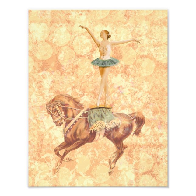 Ballerina auf Horseback Fotodruck (Vorne)