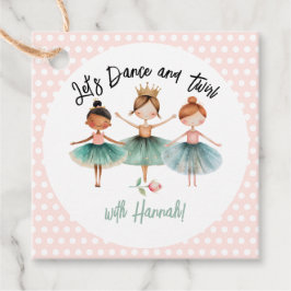 Ballerina Ballet Birthday Girl Geschenkanhänger