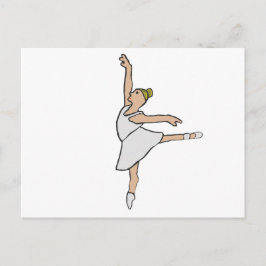 Ballerina Ballet Dancer Postkarte