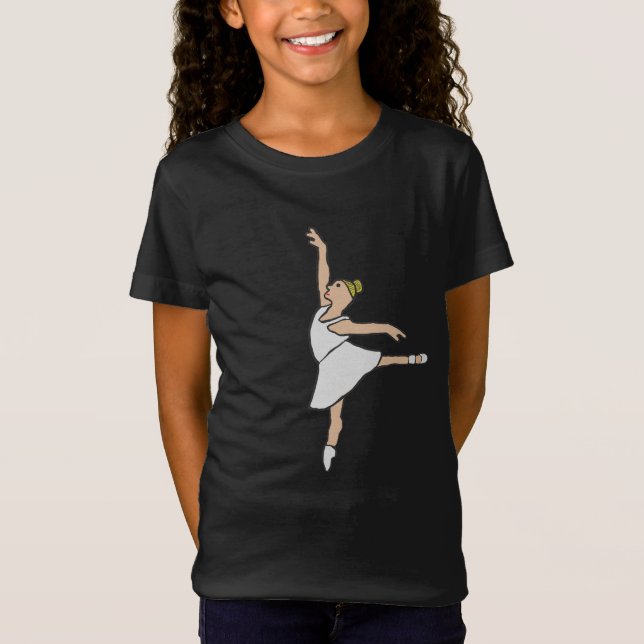 Ballerina Ballet Dancer T-Shirt (Vorderseite)