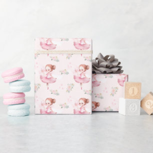 Ballerina ballet fille anniversaire cadeau papier 