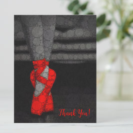 Ballerina Ballet Vielen Dank Postkarte