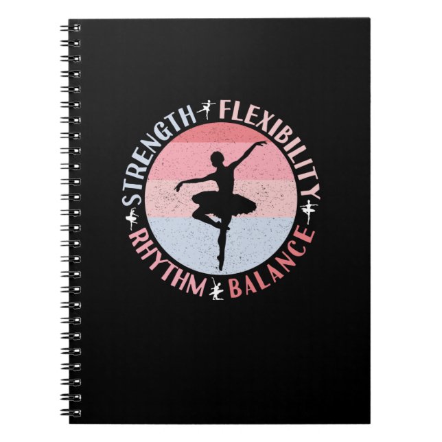 Ballerina Ballett Dancer - Mindset Values Notizblock (Vorderseite)