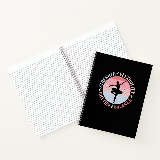 Ballerina Ballett Dancer - Mindset Values Notizbuch (Innenseite)