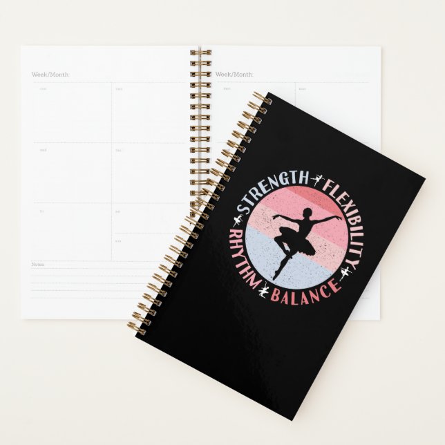 Ballerina Ballett Dancer - Mindset Values Planer (Anzeige)
