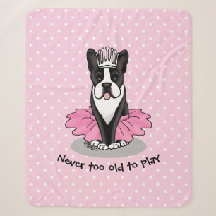 Ballerina Ballett Prinzessin Boston Terrier (schwa Sherpadecke