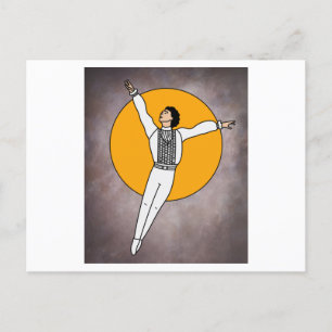 Ballerina Ballettfiguren Postkarte