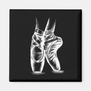 Ballerina Ballettschuhe Shirt Cool Toe Dancing Ges Magnet