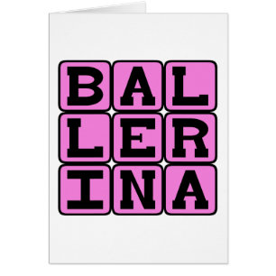 Ballerina, Balletttänzerin