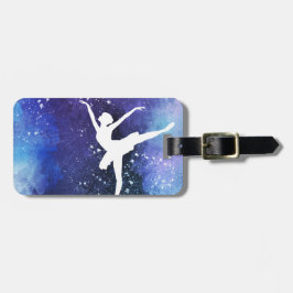 Ballerina/ Balletttänzerin Gepäckanhänger