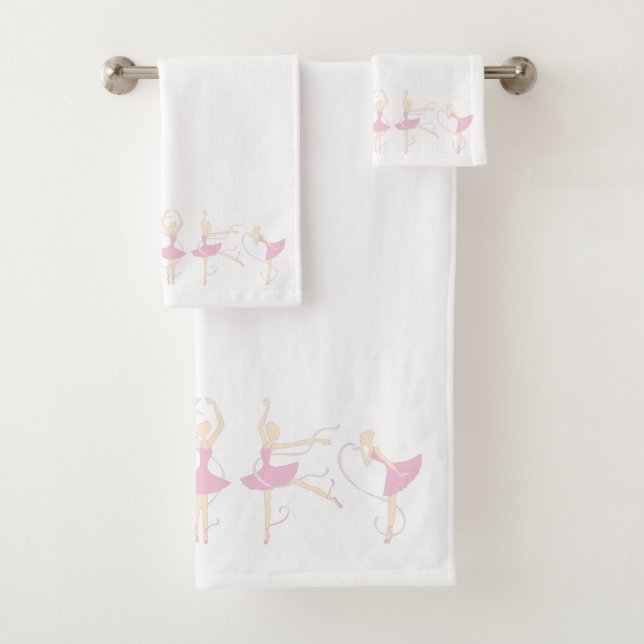 Ballerina Bath Handtuch Set (Insitu)