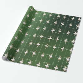 Ballerina Birthday Chrismas Wrapping Paper Geschenkpapier