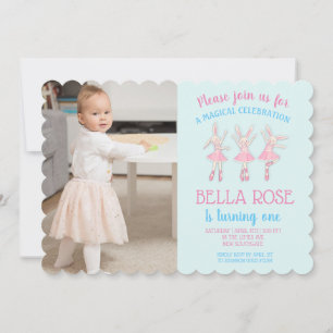 Ballerina Birthday Einladungen
