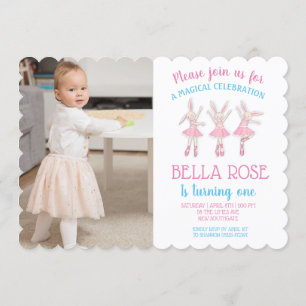 Ballerina Birthday Einladungen