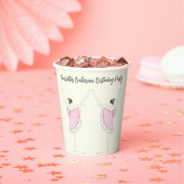 Ballerina Birthday Party Pappbecher