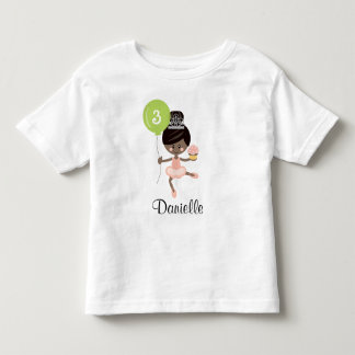 Ballerina Birthday Säugling Kleinkind Shirt Africa