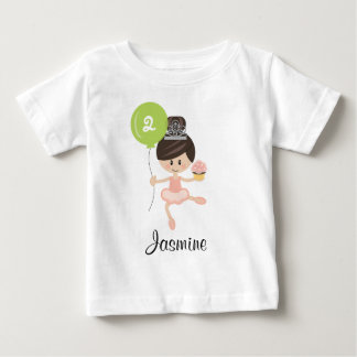 Ballerina Birthday Säugling Long Sleeve T-Shirt Af