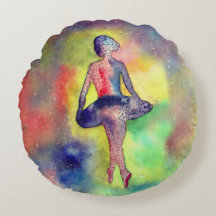 Ballerina Brushed Polyester Rundkissen