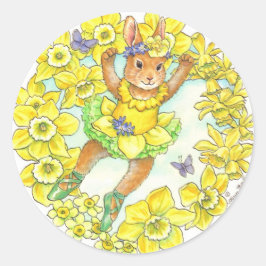 Ballerina Bunny Stickers
