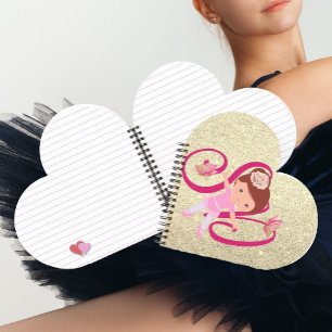 Ballerina Butterfly Freunde Tutu Ballet Girl Notizbuch
