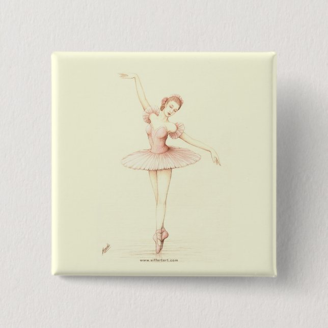 Ballerina Button (Vorderseite)
