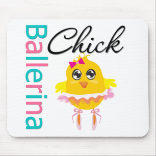 Ballerina Chick Mousepad
