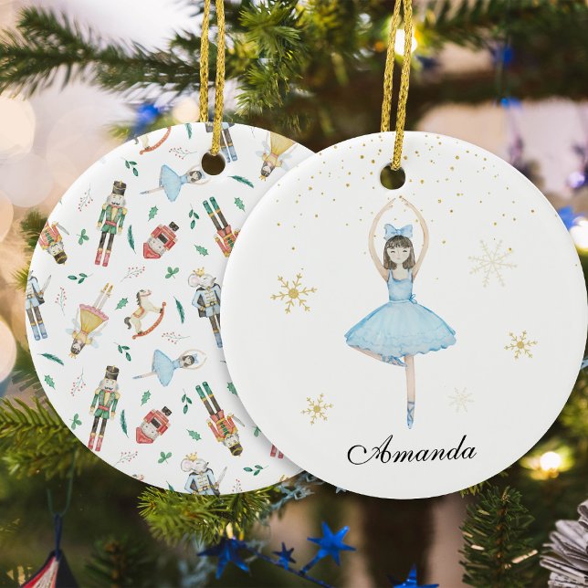 Ballerina Christmas Keramik Ornament (Von Creator hochgeladen)