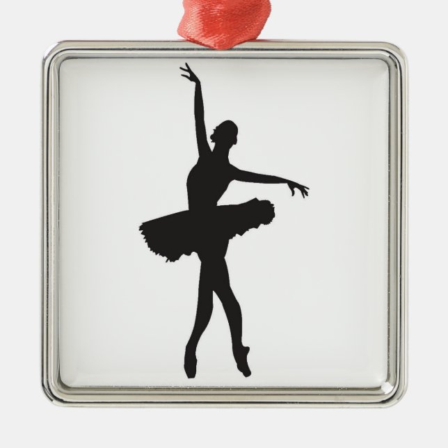 BALLERINA CHRISTMAS ORNAMENT AUS METALL (Vorne)