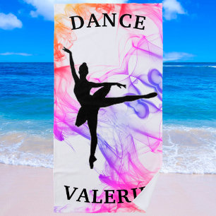 Ballerina Dance Beach Handtuch