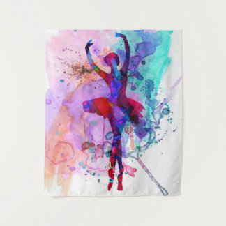 Ballerina Dance Owner-Geschenk | Niedlicher, schön Wandteppich