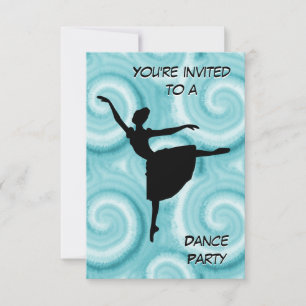 Ballerina Dance Party Einladung