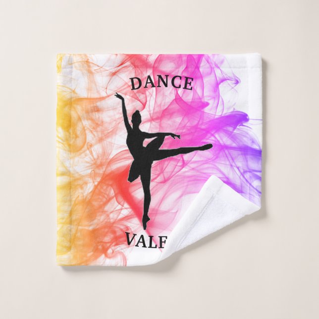 Ballerina Dance Pastel Watercolor Wash Tuch (Waschlappen)